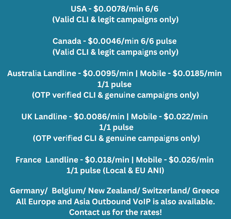 outbound voip calling minutes rates